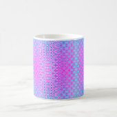 Magenta, Sky Blue und Navy Geometric Kaffeetasse (Mittel)