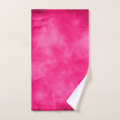 Magenta Sky Cloud-Effekt Badhandtuch Set (Handtuch)