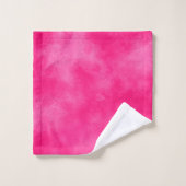Magenta Sky Cloud-Effekt Badhandtuch Set (Waschlappen)