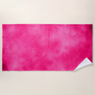 Magenta Sky Cloud-Effekt Strandtuch