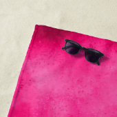 Magenta Sky Cloud-Effekt Strandtuch (Beispiel)