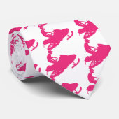 Magenta-Snowmobiler Krawatte (Gerollt)