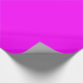 Magenta Solid Color Geschenkpapier (Ecke)