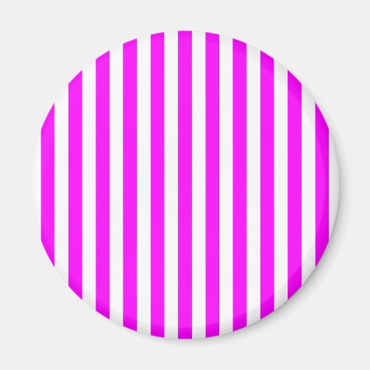 Magenta Stripes Magnet (Vorne)