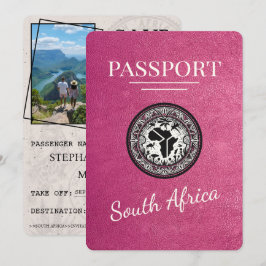 Magenta Südafrika Passport Save The Date