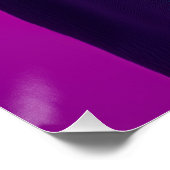 Magenta Swagger: Stylish Weimaraner in Pink Coat Poster (Ecke)