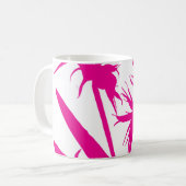 MAGENTA - Tazon con Flor del paraíso en fucsia Kaffeetasse (Vorderseite Links)