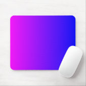 Magenta to Blue Gradient Mousepad (Mit Mouse)
