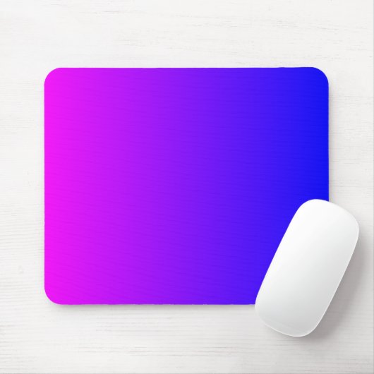 Magenta to Blue Gradient Mousepad (Mit Mouse)