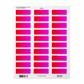 Magenta to Red Gradient (Vorne)