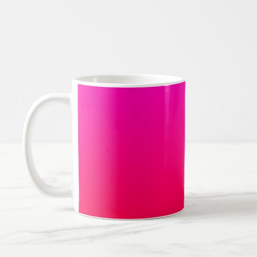 Magenta to Red Gradient Kaffeetasse (Links)