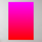 Magenta to Red Gradient Poster (Vorne)