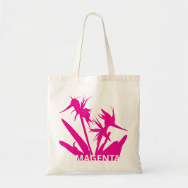 MAGENTA - Tote bag con Flor del paraiso  Tragetasche