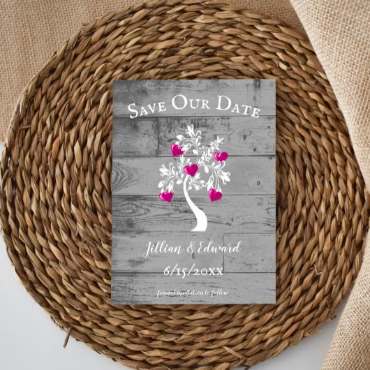 Magenta Tree of Ankündigung Datum freihalten