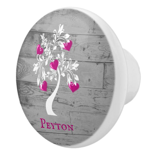 Magenta Tree Personalisierte Keramik Knob Keramikknauf (Rechts)