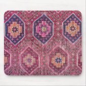 Magenta Tribal Geometric Rug Mouse Pad Mousepad (Vorne)