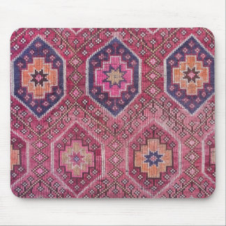 Magenta Tribal Geometric Rug Mouse Pad Mousepad
