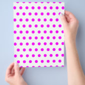 Magenta Tupfen Flyer (Hand)