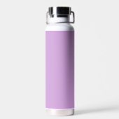 Magenta und Black Modern Monogram Bachelor Trinkflasche (Rückseite)
