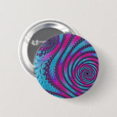 Magenta und Cyan Spiral Button (Vorne & Hinten)