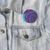 Magenta und Cyan Spiral Button (Beispiel)