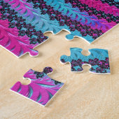 Magenta und Cyan Spiral Puzzle (Seite)
