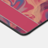 Magenta und farbenfrohe Swirbelfarbe Wasserfarbe n Schreibtischunterlage (Ecke)