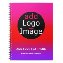 Magenta und Lila, individuell anpassbare Geschäfts Notizblock