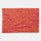Magenta und Orange Geschirrtuch (Horizontal)