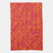 Magenta und Orange Geschirrtuch (Vertikal)