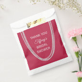Magenta und Pearls Brautparty Vielen Dank Geschenktütchen (Versiegelt)