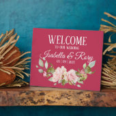 Magenta und Roses Wedetop Fotoplatte (Seite)