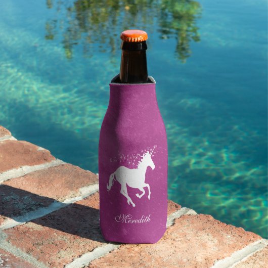 Magenta Unicorn Personalisiert Flasche Cooler Flaschenkühler (In Situ Pool)