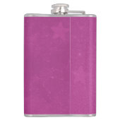 Magenta Unicorn Personalisiert Flask Flachmann (Rückseite)