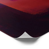 Magenta Violet Color Field Abstract Modern Art Poster (Ecke)