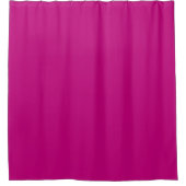 Magenta (Vollfarbe)  Duschvorhang (Vorderseite)