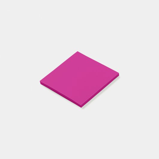 Magenta (Vollfarbe)  Post-it Klebezettel (angewinkelt)