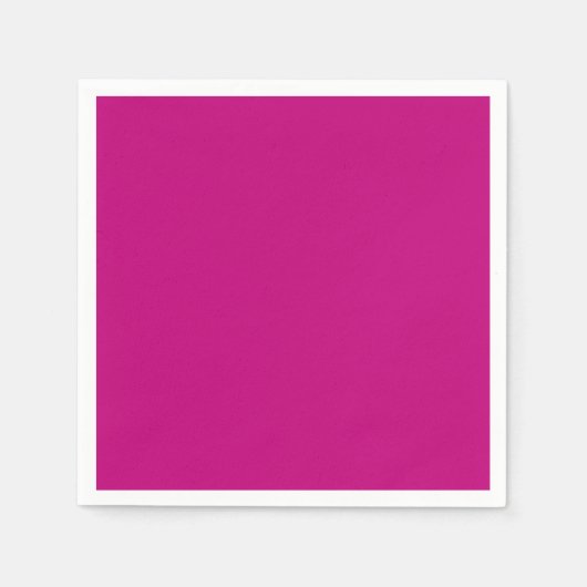 Magenta (Vollfarbe) Serviette (Vorderseite)