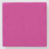 Magenta (Vollfarbe)  Steinuntersetzer (Vorderseite)