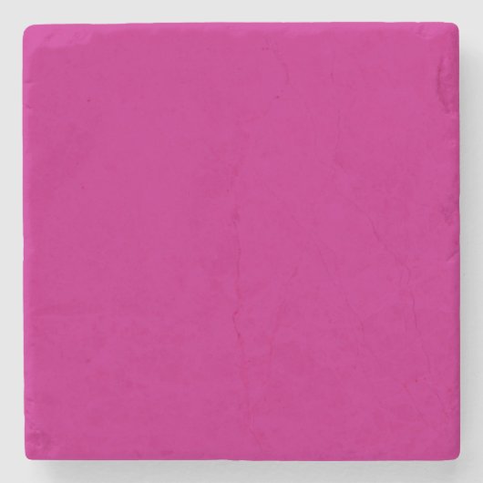 Magenta (Vollfarbe) Steinuntersetzer (Vorderseite)