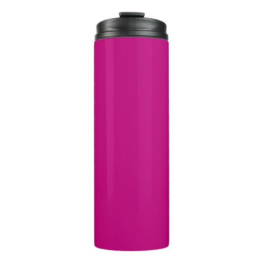 Magenta (Vollfarbe) Thermosbecher (Vorderseite)