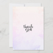 Magenta Wasserfarben-Blätter Hochzeitssache Datum  Save The Date (Rückseite)