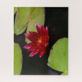 Magenta Wasserlilie Jigsaw Puzzle (Vertikal)