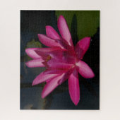 Magenta Wasserlilie Jigsaw Puzzle (Vertikal)