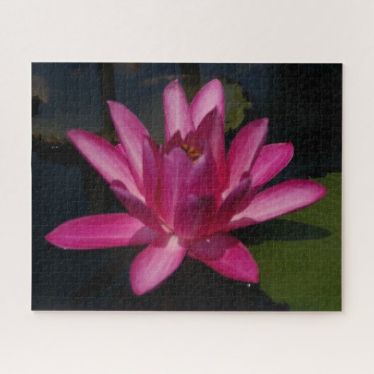 Magenta Wasserlilie Jigsaw Puzzle (Horizontal)
