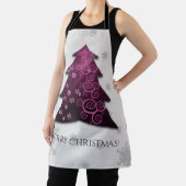 Magenta Weihnachtsbaum-Schürze Schürze (InSitu)