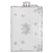 Magenta Weihnachtsbaumflasche Flachmann (Rückseite)