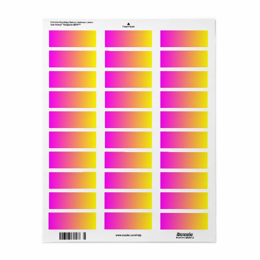 Magenta Yellow Gradient (Vorne)