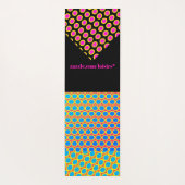 Magenta Yogamatte (Rückseite)