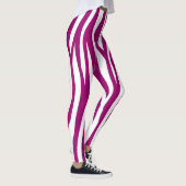 Magenta Zebra Print Leggings (Rechts)